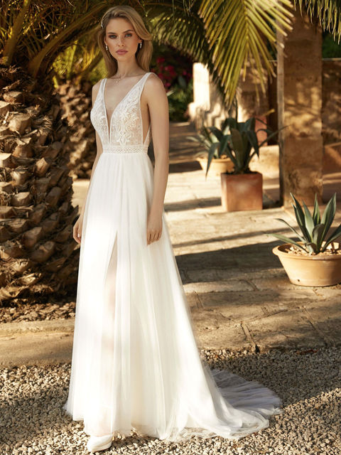 Robe de mariée fluide